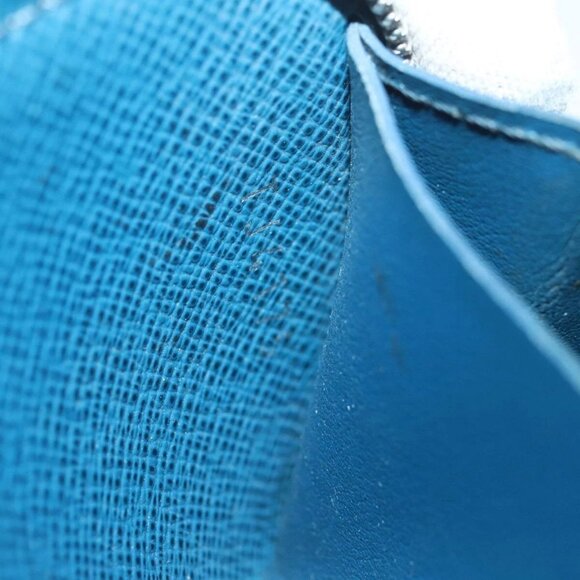 LOUIS VUITTON Epi Porte Monnaie NM Coin Purse Blue - Picture 12 of 14